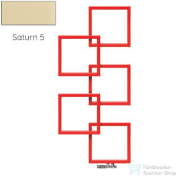 Radeco LOCO 5 1540x685 design radiátor, SATURN 5 (matt krém) színben, balos (Radeco_LOCO_5_B_SATURN5)