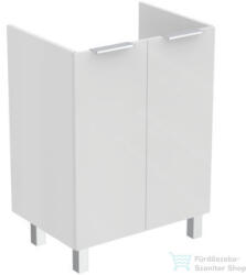 Ideal Standard EUROVIT+ 60x44 cm-es 2 ajtós álló szekrény mosdó nélkül, Fényes fehér R0258WG (R0258WG)