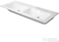 Duravit ME BY STARCK 130x49 cm dupla mosdó csaplyuk nélkül, Wonderglisss bevonattal, 23361300601 (23361300601)