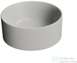 SAPHO GSI KUBE X kerámiamosdó, átm. : 32cm, matt cement (943517) (943517) - furdoszoba-szaniter