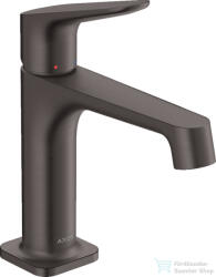 Hansgrohe AXOR CITTERIO M mosdó csaptelep nem zárható leeresztővel, szálcsiszolt fekete króm 34017340 (34017340)