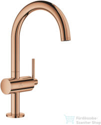 GROHE ATRIO L magasított mosdó csaptelep click-clack leeresztővel, Warm Sunset 24362DA0 (24362DA0)
