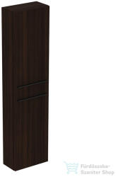 Ideal Standard I. Life S 40x21x160 cm-es 2 ajtós szekrény fogantyú nélkül, Coffee oak T5288NW (T5288NW)