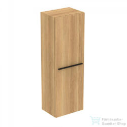 Ideal Standard I. Life A 40x30x120 cm-es 1 ajtós szekrény fogantyú nélkül, Natural oak T5261NX (T5261NX)