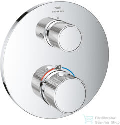 GROHE ATRIO PRIVATE falsík alatti termosztátos kád/zuhany csaptelep, Króm 24396000 (24396000)