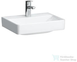 Laufen Pro S 45x34 cm-es kézmosó 1 csaplyukkal, túlfolyó nélkül, LCC Active bevonattal, fehér H815961A001561 (H815961A001561)
