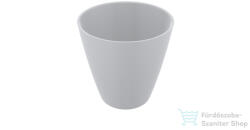 LunArt Vera 44x44 cm-es pultra ültethető öntöttmárvány mosdó csaplyuk és túlfolyó nélkül, matt fehér 5999123011466 (5999123011466)