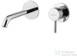 Bugnatese Kline falsík alatti mosdócsaptelep 17 cm-es kifolyóval, belső egységgel, leeresztő nélkül, króm 5745CR (5745CR)