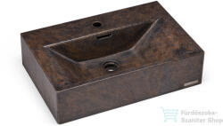 S.V.I.S. Design mosdó 60 cm PYXIS BASIC - DARK STONE, kék, okker és fekete, matt lakk UBO. PYXIS. BC. 060.000. DS. 01.1 (UBO_PYXIS_BC_060_000_DS_01_1)