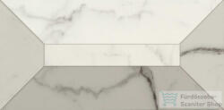 Marazzi Allmarble Statuario Listone 3D Lux 15x30 cm-es dekorcsempe MMR5 (MMR5)