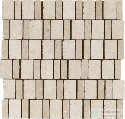 Marazzi Mystone Limestone Sand Mosaico Mix 30, 5x30 cm-es padlólap M8LN (M8LN)