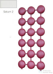 Radeco ATOM 1100x520 design radiátor, SATURN 2 (matt fehér) színben (Radeco_ATOM_SATURN2)