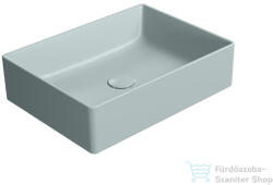 SAPHO GSI KUBE X kerámiamosdó, 50x37cm, matt jégkék (942915) (942915)