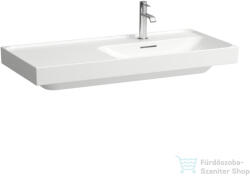 Laufen MEDA 100x46 cm-es fali mosdó bal oldali polccal, matt fehér H8171177571041 (H8171177571041)
