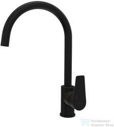 kielle HARMONIA álló mosogató csaptelep, matt fekete 10523104 (10523104)