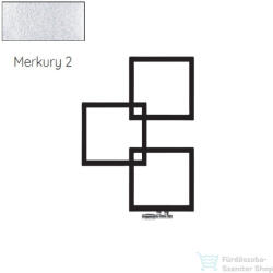 Radeco LOCO 3 MINI 707x500 design radiátor, MERKURY2 (ezüst) színben, balos (Radeco_LOCO_3_MINI_B_MERKURY2)