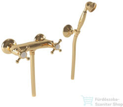 Bugnatese LADY zuhany csaptelep zuhanyszettel, Sárgaréz 948ON (948ON)