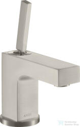Hansgrohe AXOR CITTERIO 80 mosdó csaptelep automata leeresztővel, rozsdamentes acél hatású 39015800 (39015800)