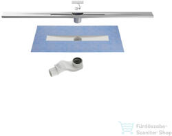 Jika PURE 1000 mm-es vágható acél zuhanyfolyóka, satin H2714200020001 (H2714200020001)