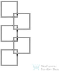 Radeco LOCO 5 1540x685 design radiátor, MERKURY 3 (metál világosszürke) színben, jobbos (Radeco_LOCO_5_J_MERKURY3)