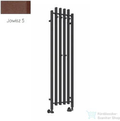 Radeco TUBO 4K KOLOR 1200x455 design radiátor, JOWISZ 5 (matt barna) színben (Radeco_TUBO_4K_KOLOR_JOWISZ5)