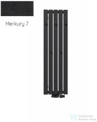 Radeco CALLE 3 1200x340 design radiátor akasztókkal, MERKURY 7 (matt fekete) színben (Radeco_CALLE_3_MERKURY7)