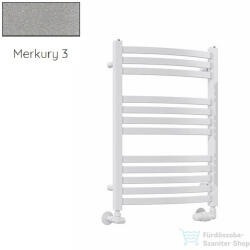 Radeco ENZO AK3-600/EL 850x630 törölközőszárítós radiátor, MERKURY 3 (metál világosszürke) színben (Radeco_ENZO_AK3_600_EL_MERKURY3)