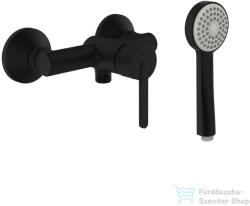 Laufen LUA zuhany csaptelep zuhanyszettel, PVD matt titán fekete H3310810811311 (H3310810811311)