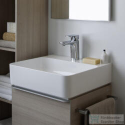 Laufen Val SaphirKeramik 45x42 cm fali mosdó túlfolyó nélkül, LCC bevonattal, fényes fehér H8152814001111 (H8152814001111)