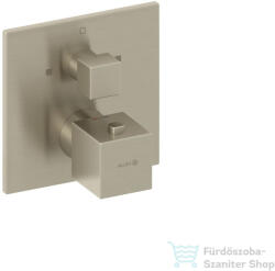 Kludi DECUS falsík alatti termosztátos 2 funkciós csaptelep színkészlet, szálcsiszolt nikkel 54810N575 (54810N575)