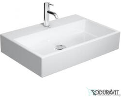 Duravit VERO AIR 60x47 cm-es csiszolt mosdó túlfolyó nélkül, Wondergliss bevonattal, 23506000711 (23506000711)