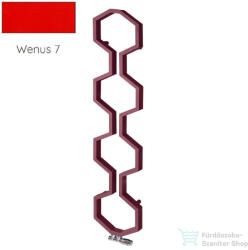 Radeco CARMEL 1800x400 design radiátor, WENUS 7 (piros) színben (Radeco_CARMEL_WENUS7)
