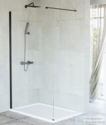 Niagara Wellness Niwell FELICIA Black walk-in zuhanyfal 120×195 cm (NWWI-FEL120)