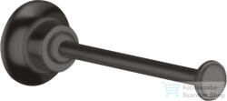 Hansgrohe AXOR MONTREUX fali wc papír tartó, szálcsiszolt fekete króm 42028340 (42028340)