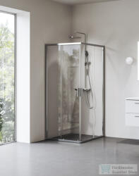 RAVAK BLIX II NBLRV2 80x80 cm-es tolóajtós zuhanykabin, transparent üveg, króm 1LM40C00Z1 (1LM40C00Z1)