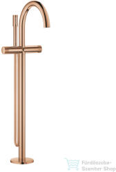 GROHE ATRIO PRIVATE szabadon álló kádtöltő csaptelep zuhanyszettel, alaptest nélkül, Warm Sunset 25229DA0 (25229DA0)