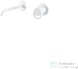 Bugnatese B-Color falsík alatti mosdócsaptelep 17 cm-es kifolyóval, belső egységgel, leeresztő nélkül, matt fehér 6745BI (6745BI)