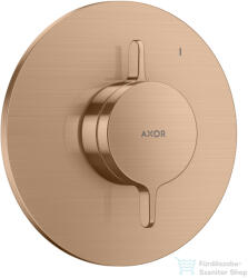 Hansgrohe AXOR ONE falsík alatti kád/zuhany csaptelep alaptest nélkül, szálcsiszolt vörös arany hatású 48615310 (48615310)