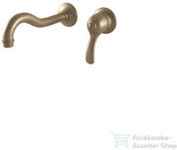 Bugnatese LEM falsík alatti mosdó csaptelep 19 cm-es kifolyóval, leeresztő nélkül, belső egységgel, matt bronz 1945BO (1945BO)