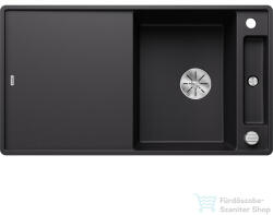 BLANCO AXIA III 5 S-F SILGRANIT® mosogató medence munkalapszitű beépítéshez, távműködtetővel, üveg vágólappal, fekete 525846 (525846)