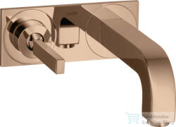 Hansgrohe AXOR Citterio falsík alatti mosdó csaptelep 22 cm-es kifolyóval, polírozott vörös arany hatású 39115300 (39115300)