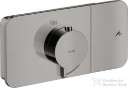 Hansgrohe AXOR ONE termosztátos falsík alatti kád /zuhany csaptelep, polírozott fekete króm 45711330 (45711330)