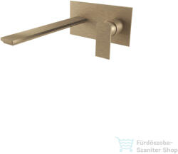 Bugnatese ATELIER falsík alatti mosdócsaptelep 21, 5 cm-es kifolyóval, belső egységgel, click-clack leeresztővel, matt bronz 9447SCBO (9447SCBO)