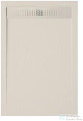 Zenon EVOLUTION SLATE 100x120 cm-es zuhanytálca palakő hatású felülettel, Natural EVSL100120NA (EVSL100120NA)