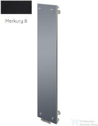 Radeco CLEO 1 1650x340 design radiátor tükörrel, MERKURY 8 (selyemfényű fekete) színben (Radeco_CLEO_1_MERKURY8)