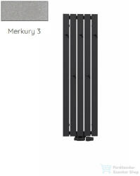 Radeco CALLE 3 1200x340 design radiátor akasztókkal, MERKURY 3 (metál világosszürke) színben (Radeco_CALLE_3_MERKURY3)