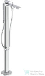 Ideal Standard CONCA szabadon álló kádtöltő csaptelep zuhanyszettel, alaptest nélkül, króm BD460AA (BD460AA)