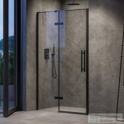 RAVAK COOL! COSD1-110, 110 cm-es nyílóajtó, Fekete+Transparent X0VVDC300Z1 (X0VVDC300Z1)