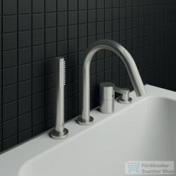 Ideal Standard JOY 4 üléses kádtöltő csaptelep zuhanyszettel, Silver storm BC789GN (BC789GN)