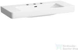 Laufen Pro S 105x46, 5 cm-es mosdó 3 csaplyukkal, LCC Active bevonattal, fehér H813966A001081 (H813966A001081)